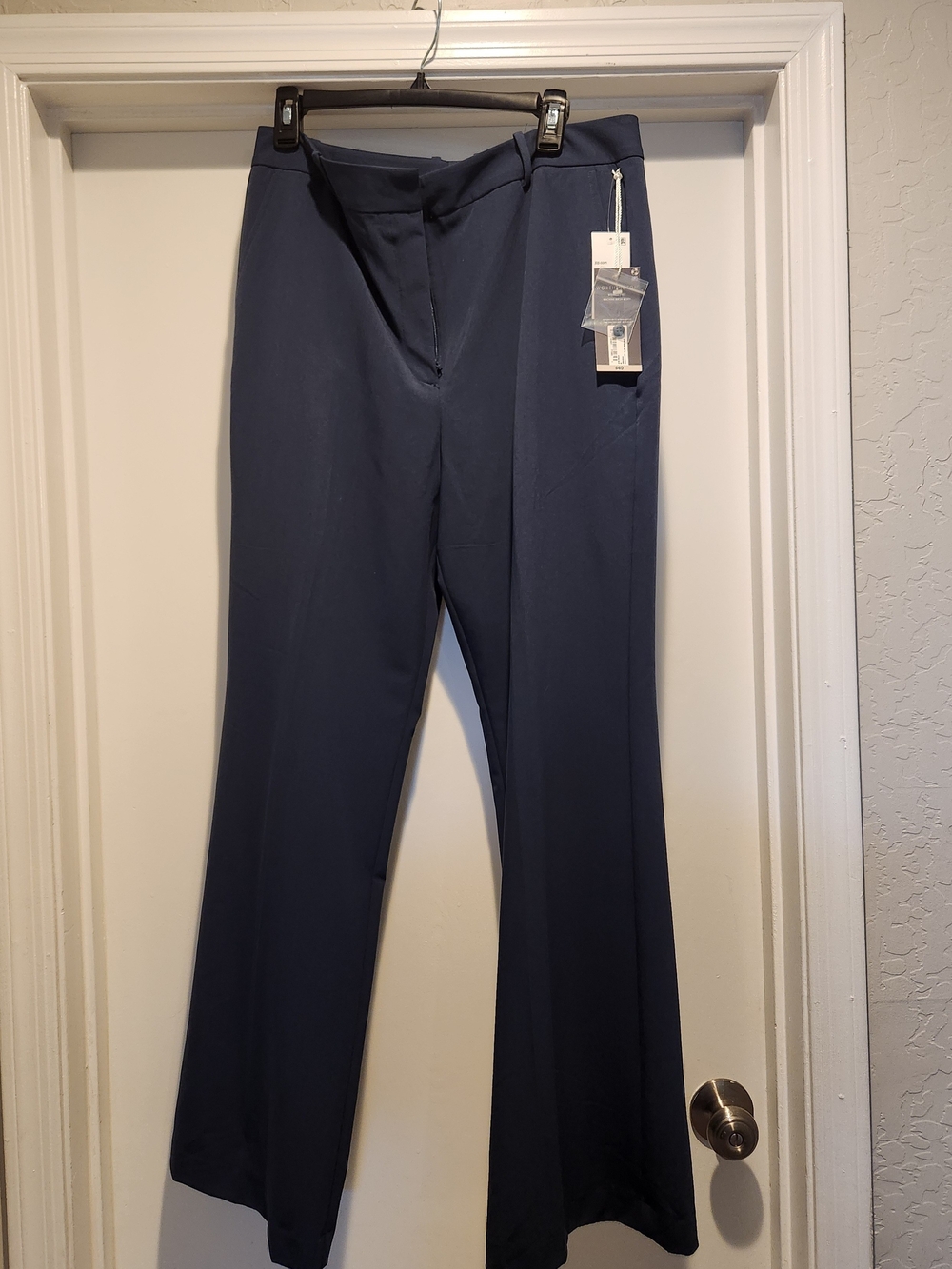 Worthington Navy Wide-Leg Pants